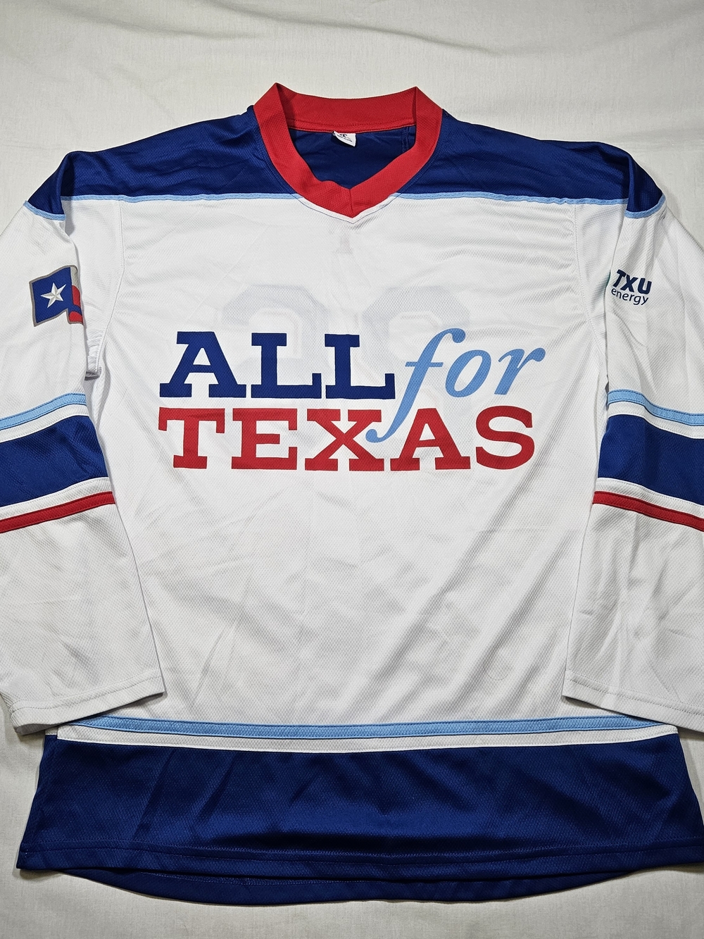 Texas Rangers 2026 SGA All For Texas Hockey Jersey Medium TXU Energy MLB